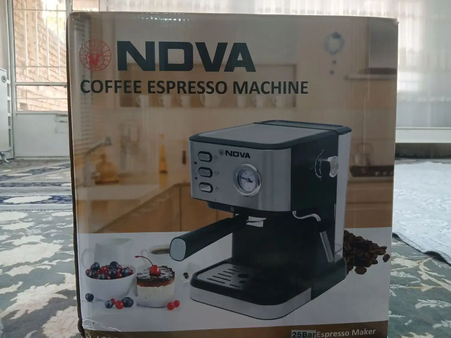 اسپرسو ساز نوا .قهوه ساز|سماور، چایساز، قهوهساز|نیشابور, خط کاشمر|دیوار