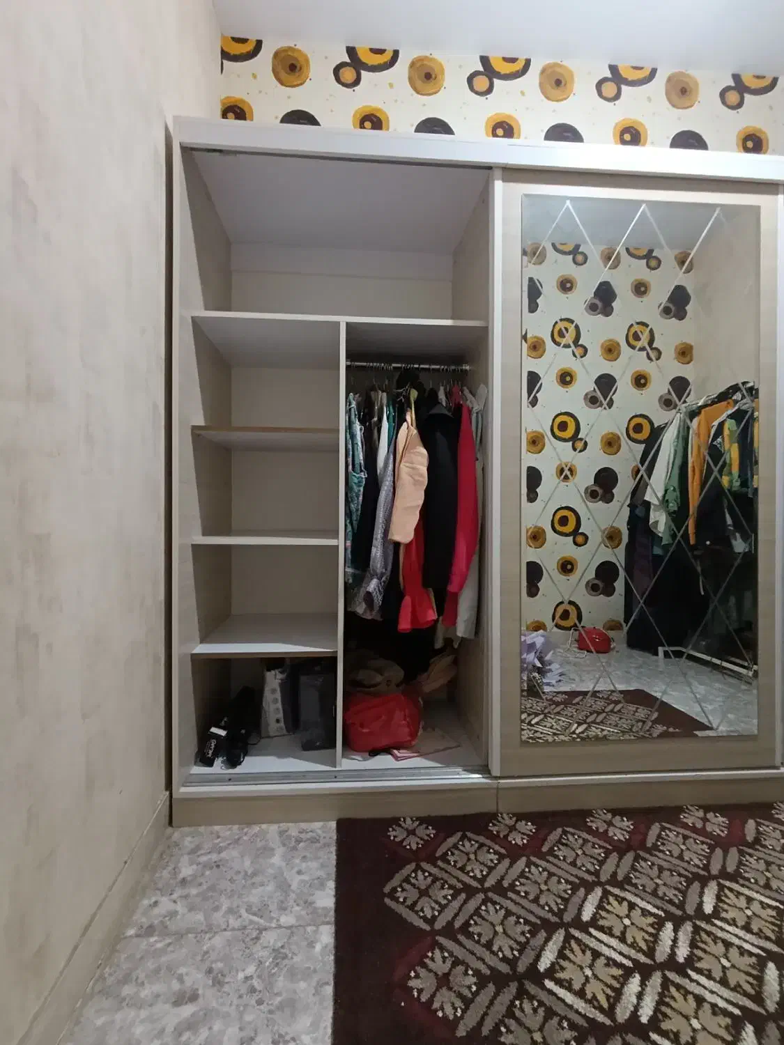 کمد دیواری ریلی جدا شو|جاکفشی، کمد، دراور|اندیشه, اندیشه فاز ۱|دیوار