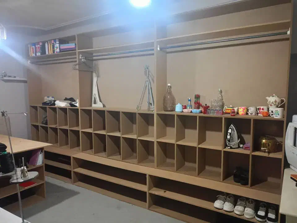 طبقات MDFخالص|کتابخانه، شلف، قفسه‌های دیواری|سنندج, |دیوار