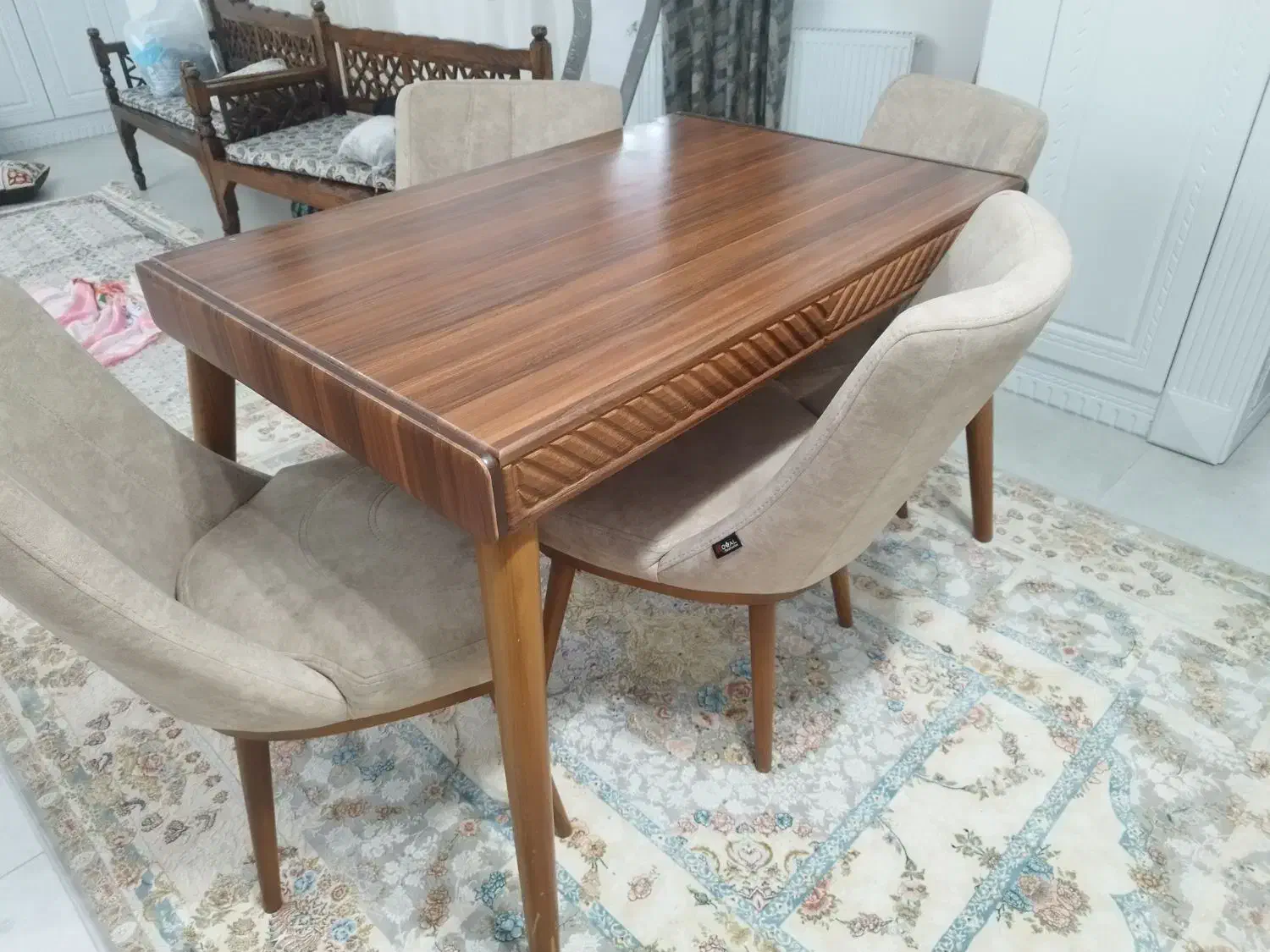 میز ناهارخوری|میز و صندلی غذاخوری|ساری, |دیوار