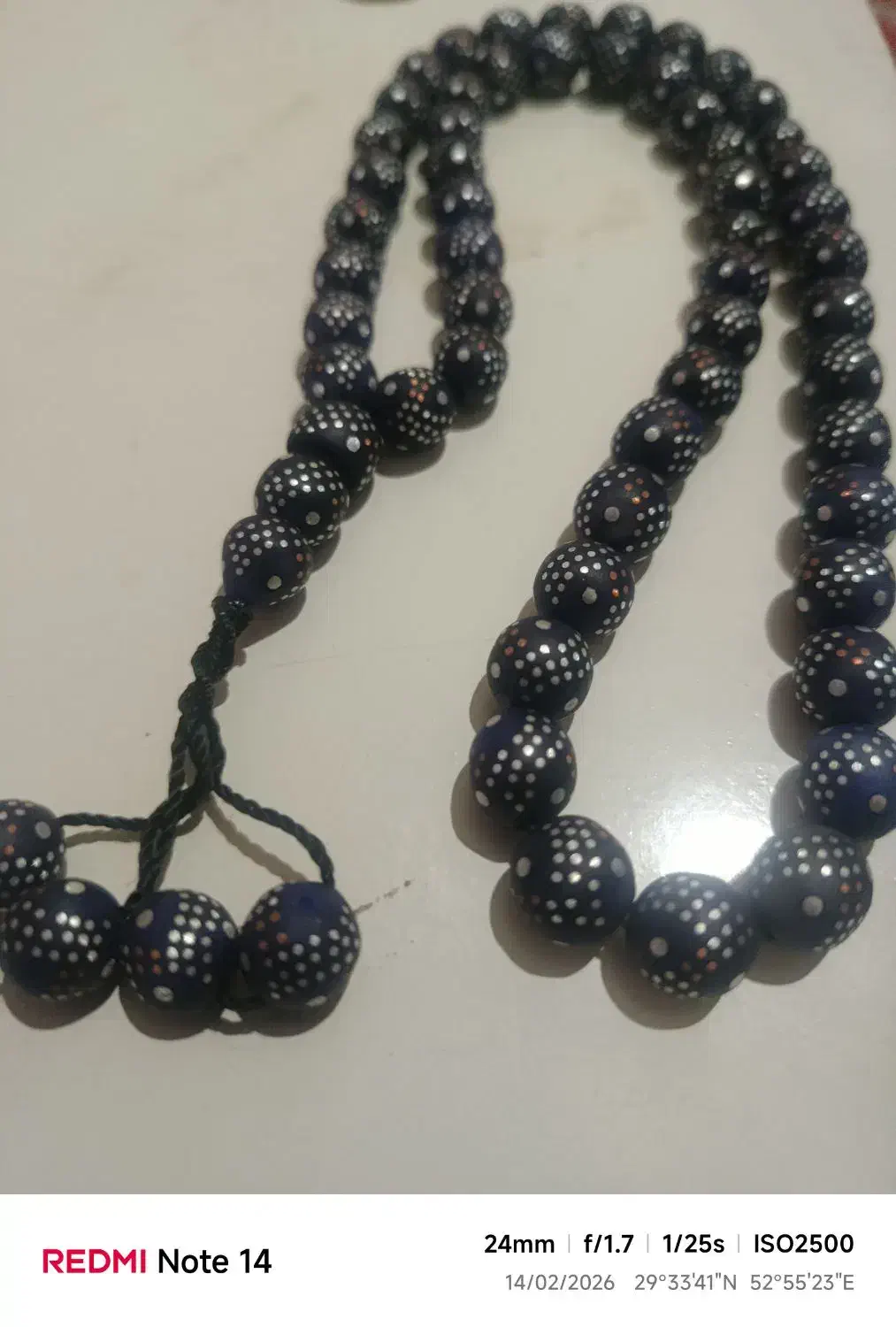 تسبیح|کلکسیون اشیاء عتیقه|شیراز, شاهجیان|دیوار