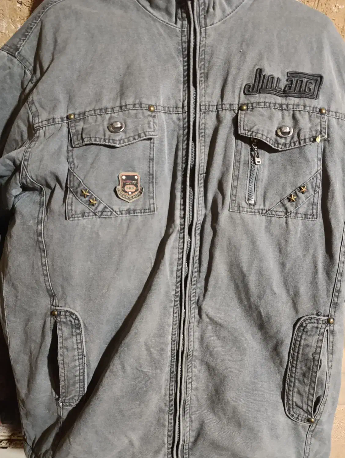 کاپشن عقاب نشان خارجی گرم داخل خزسایز بزرگ|لباس|بروجن, |دیوار