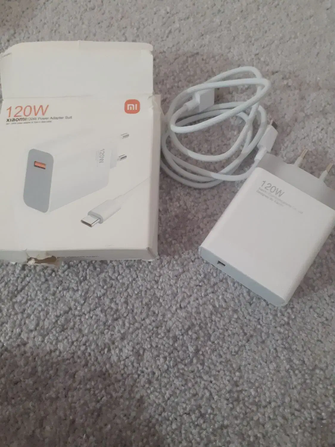 دوعدد شارژر موبایل اصلی ۱۲۰وات و۲۴ وات|لوازم جانبی موبایل و تبلت|برازجان, |دیوار