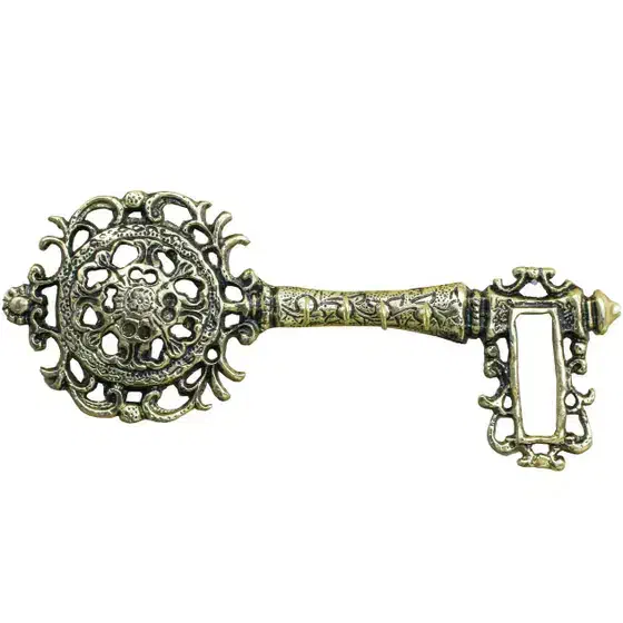 جاکلیدی برنزی طرح کلید .|مجسمه، تندیس، ماکت|نسیم‌شهر, |دیوار