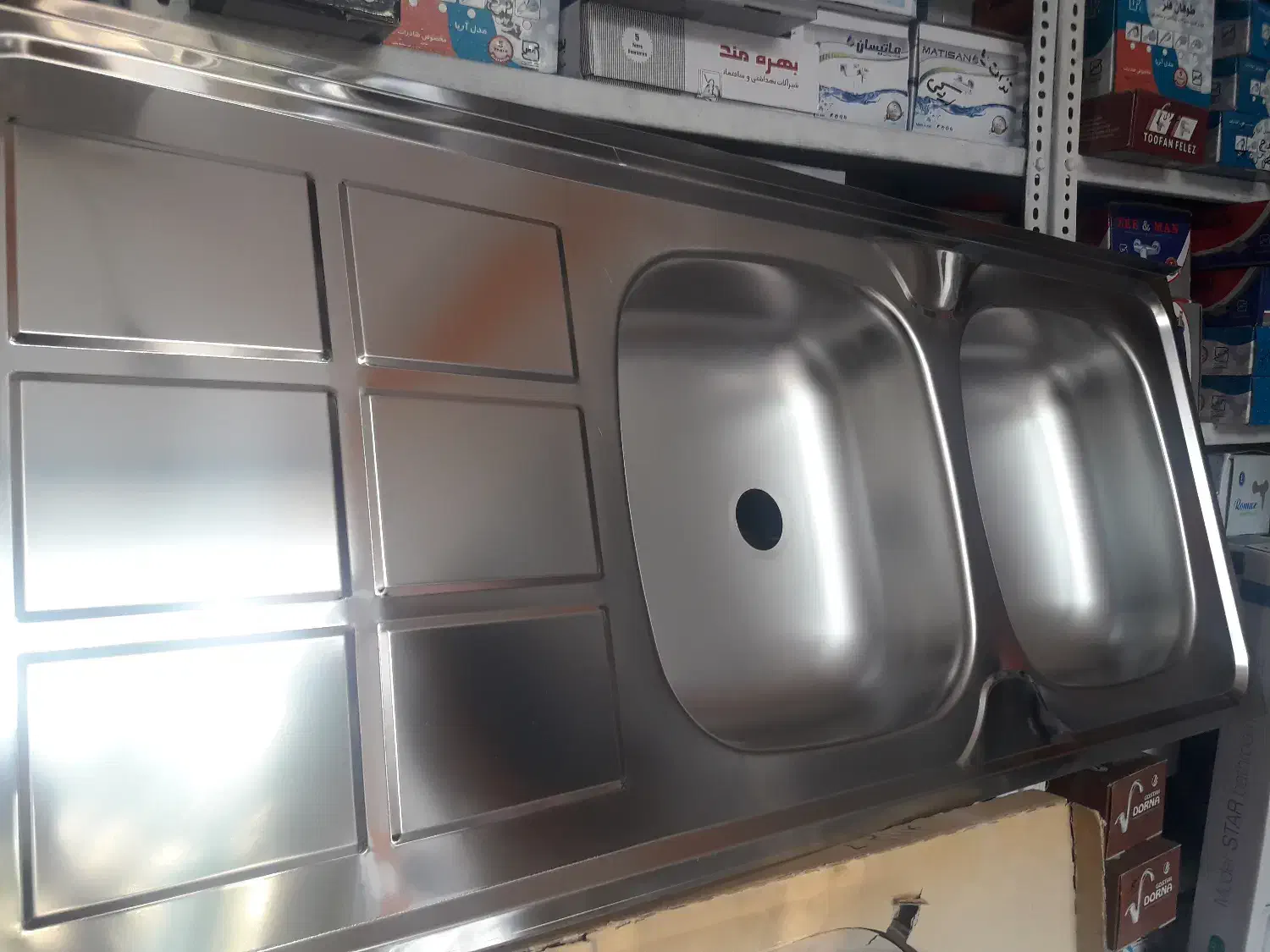 انواع سینک ظرفشویی|مصالح و تجهیزات ساختمان|کاشان, باغ ماجد|دیوار