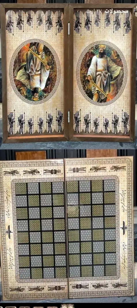 تخته نردMDFطرح سنتی|کلکسیون و سرگرمی|کرج, مصباح|دیوار