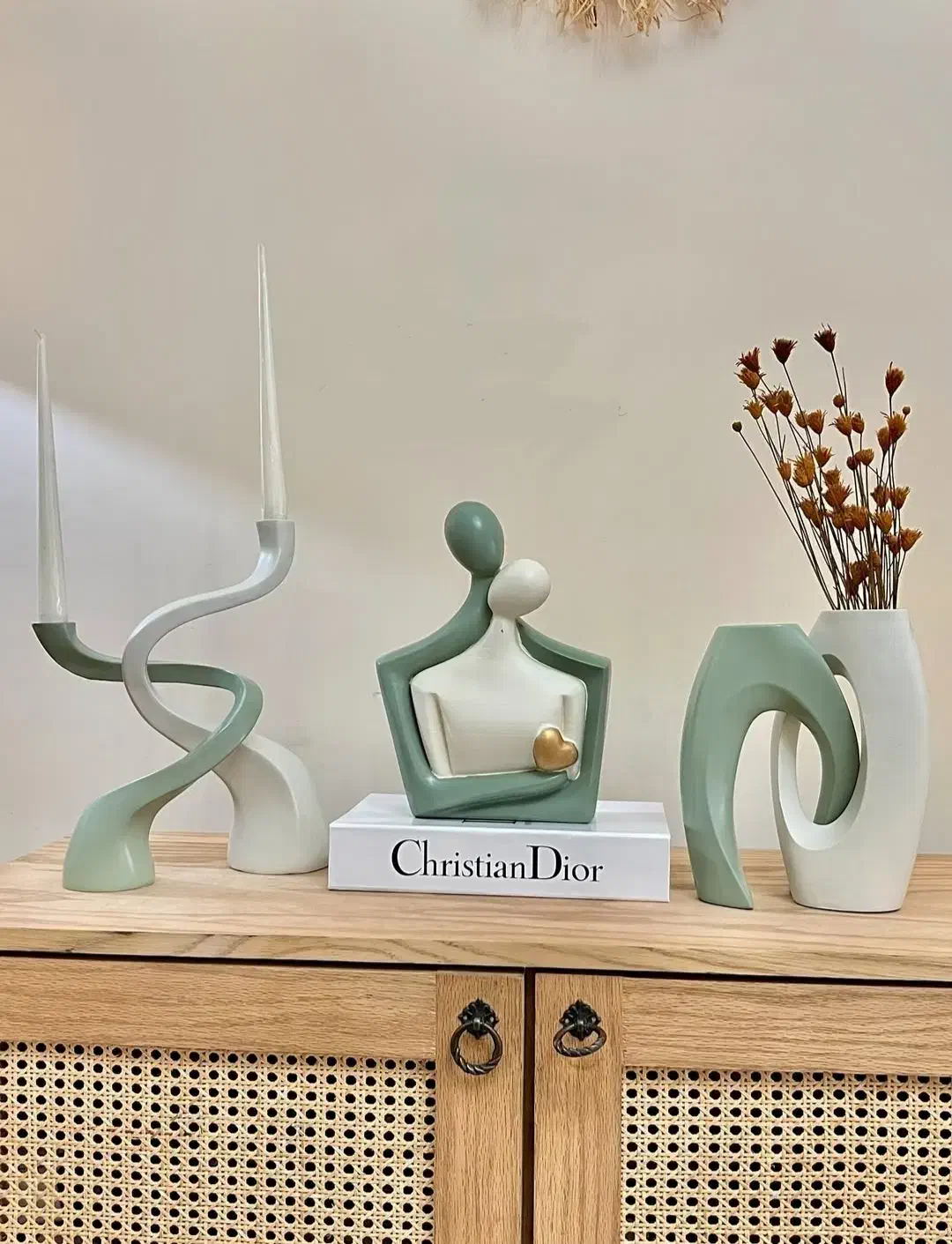 دکوری زوج عاشق مینیمال|مجسمه، تندیس، ماکت|کیش, |دیوار