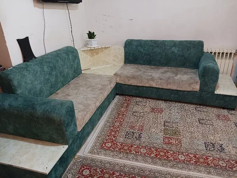 مبل راحتی 7نفره|مبلمان خانگی و میز عسلی|قم, زنبیل آباد|دیوار