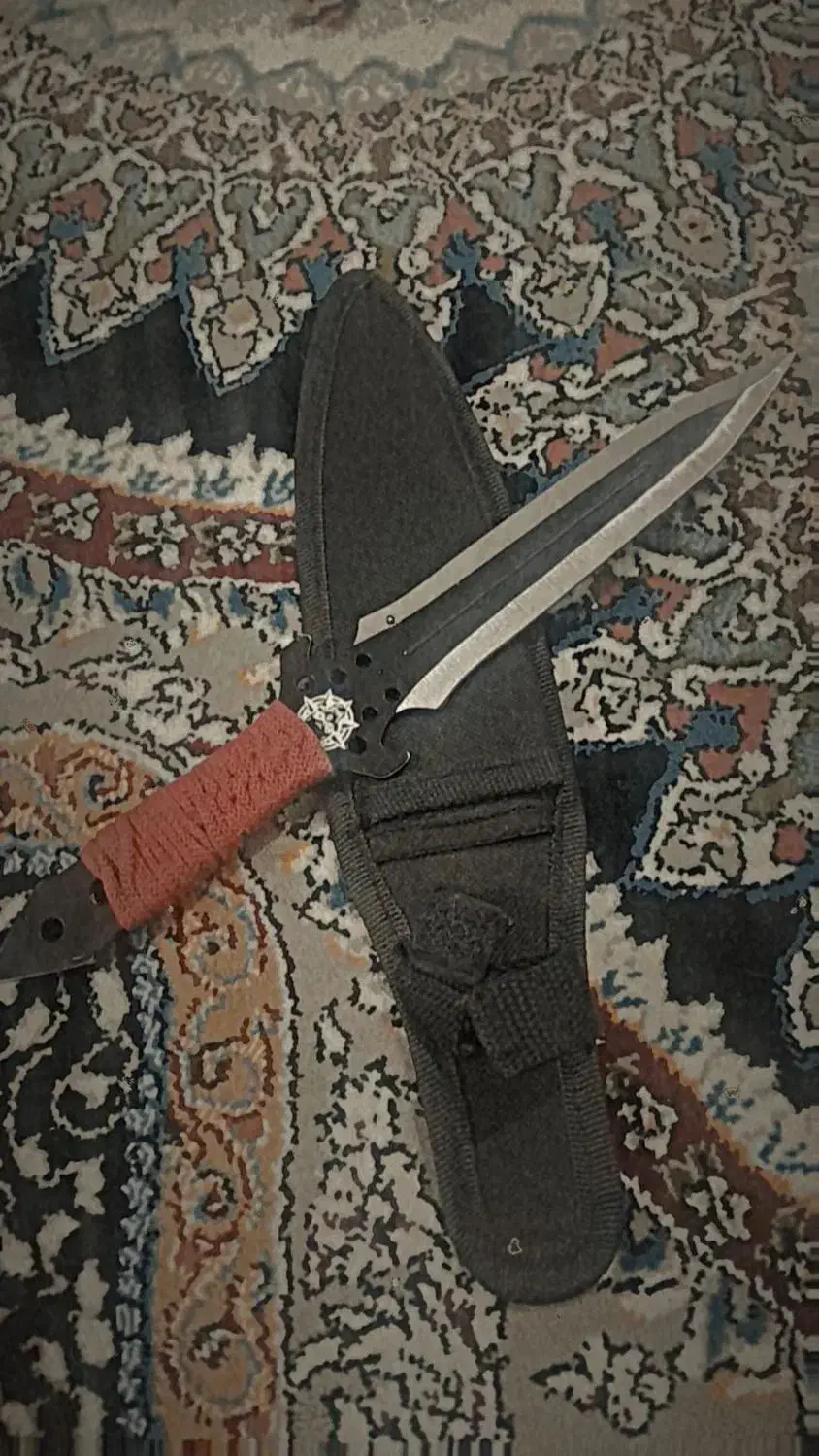 چاقو نینجایی|کلکسیون اشیاء عتیقه|تربتحیدریه, کلاته توکلی|دیوار