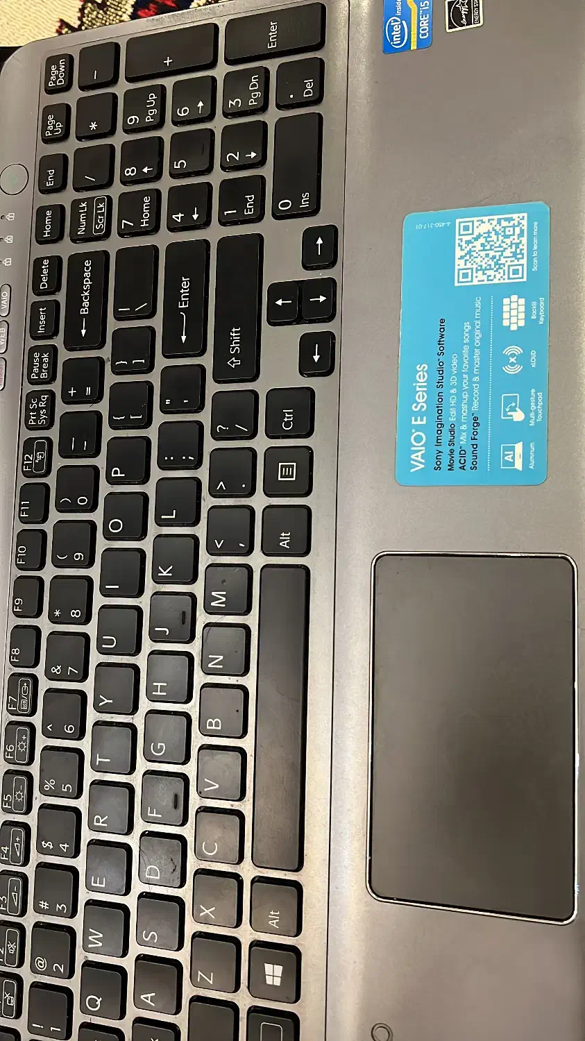 لپ تاپ سونی vaio|رایانه همراه|تهران, سلسبیل شمالی|دیوار