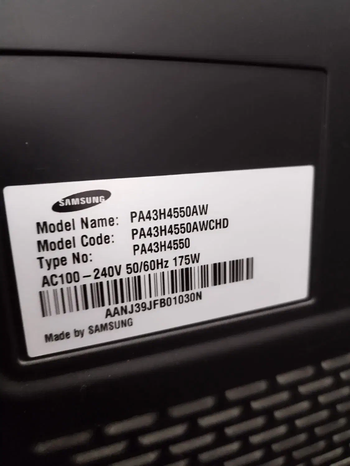 تلویزیون سامسونگ اصل کره 43 سالم|تلویزیون و پروژکتور|ساوه, |دیوار