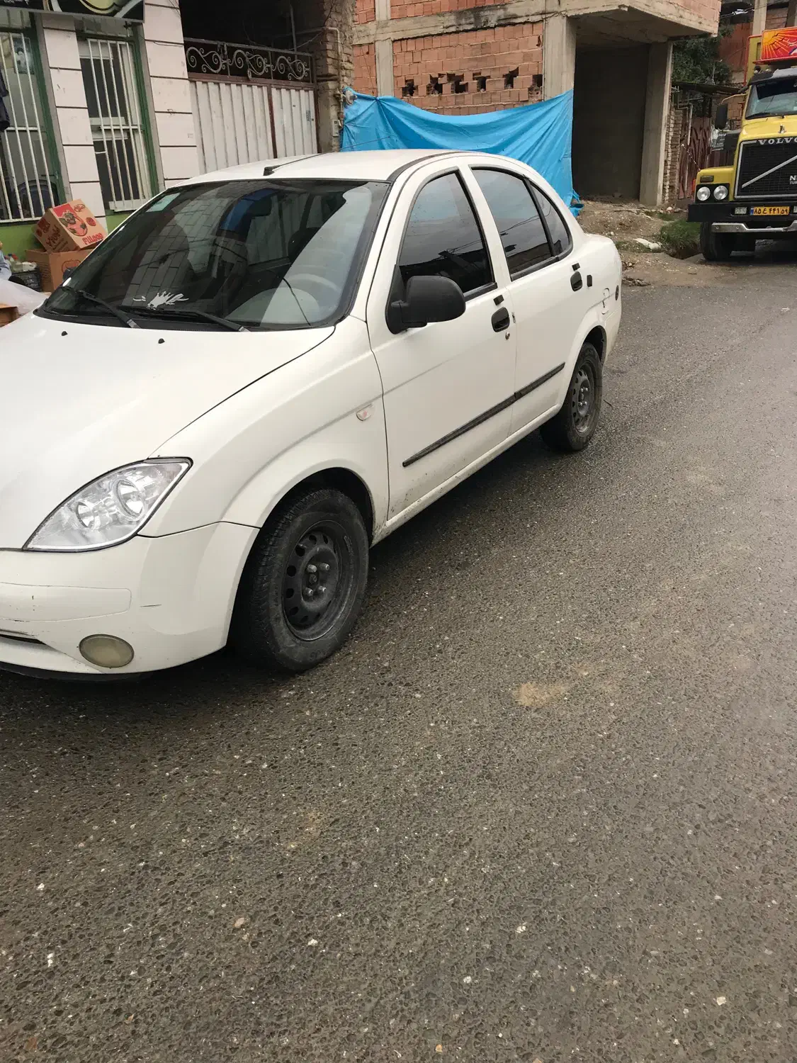 تیبا سفید صندوق دار دوگانه سوز|خودرو سواری و وانت|گرگان, |دیوار