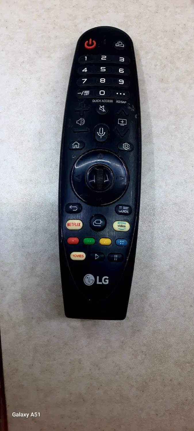 کنترل تلویزیون ال جی|تلویزیون و پروژکتور|تهران, اوقاف|دیوار