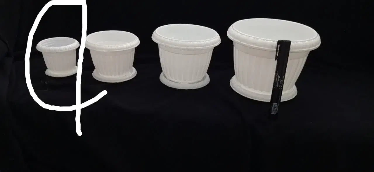 گلدان پلاستیکی|صنایع دستی و سایر لوازم تزئینی|قم, علی آباد سعدگان|دیوار