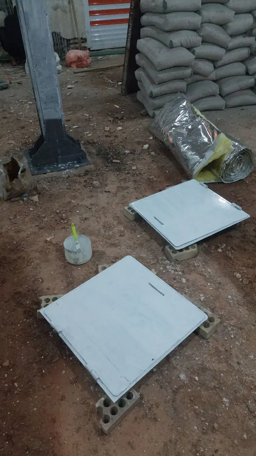 دوعدد درپوش ۵۰در پنجاه|مصالح و تجهیزات ساختمان|نمین, |دیوار