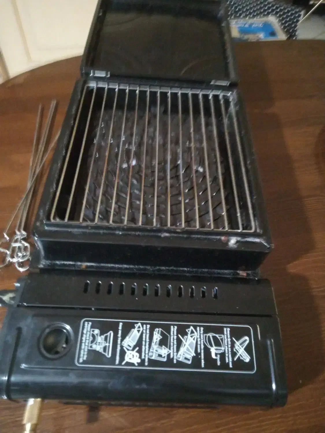 کباب پز مسافرتی دوگانه سوز کره ای|اجاق گاز و لوازم برقی پخت‌وپز|رشت, دیلمان|دیوار