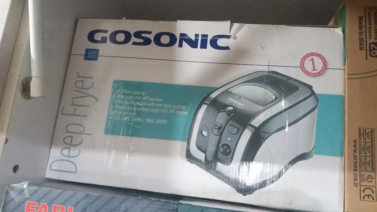 سرخ کن برقی گاسونیک نو|اجاق گاز و لوازم برقی پختوپز|هشتگرد, شهرک ریحانه|دیوار