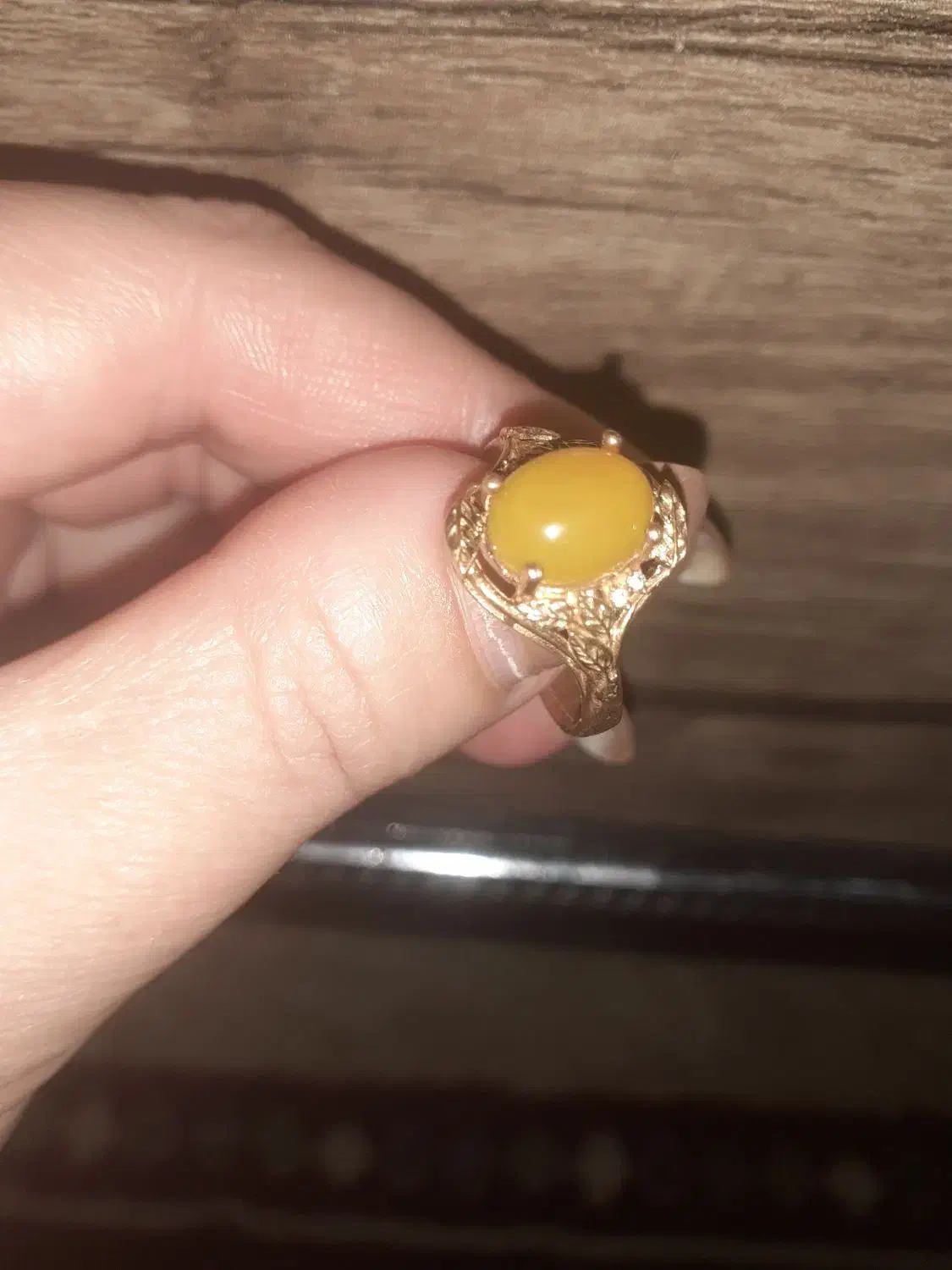 انگشتر زنانه سنگ زیبا نو ۲۵۰|بدلیجات|کرمانشاه, |دیوار