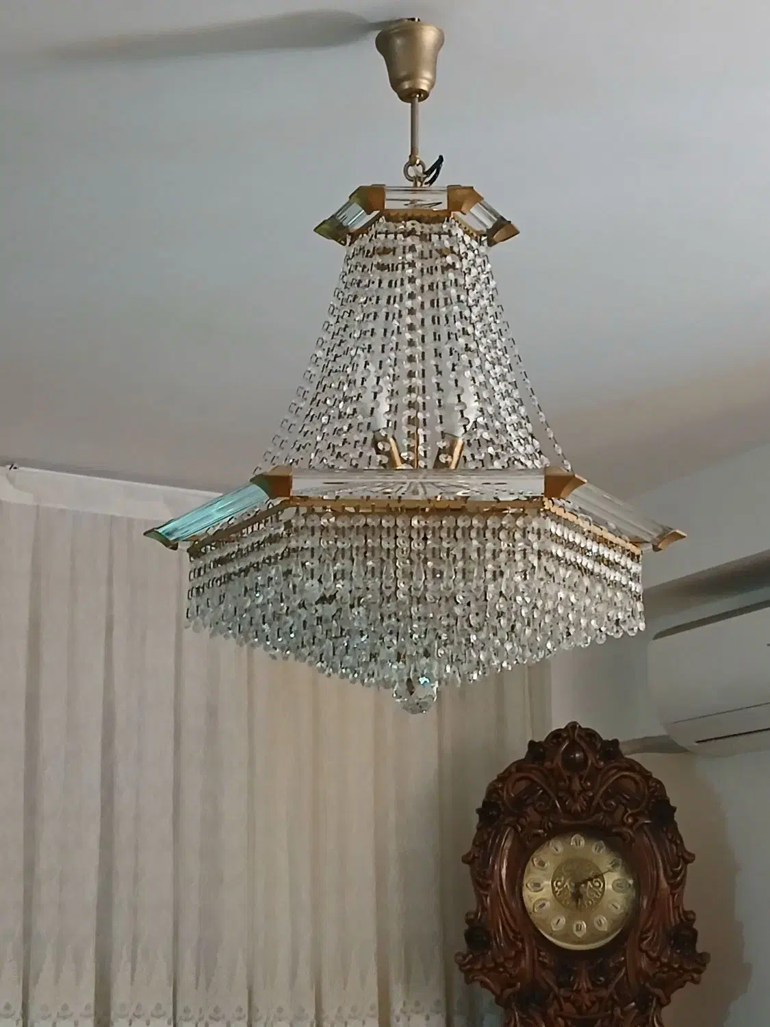 لوسترکریستالی|لوستر و چراغ آویز|سهند, |دیوار