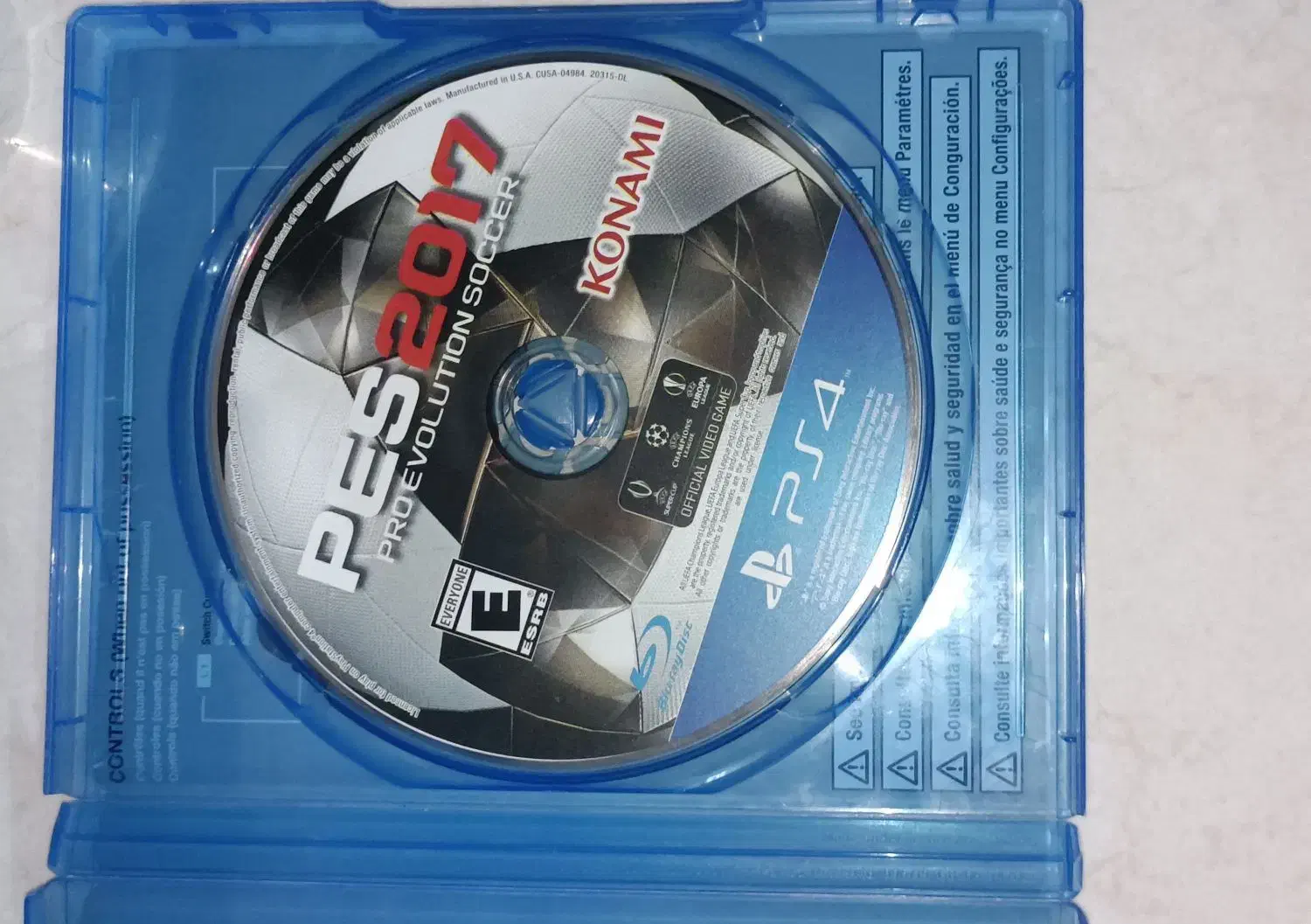 دیسک بازی pes2017|کنسول، بازی ویدئویی و آنلاین|قدس, شهر‌قدس|دیوار