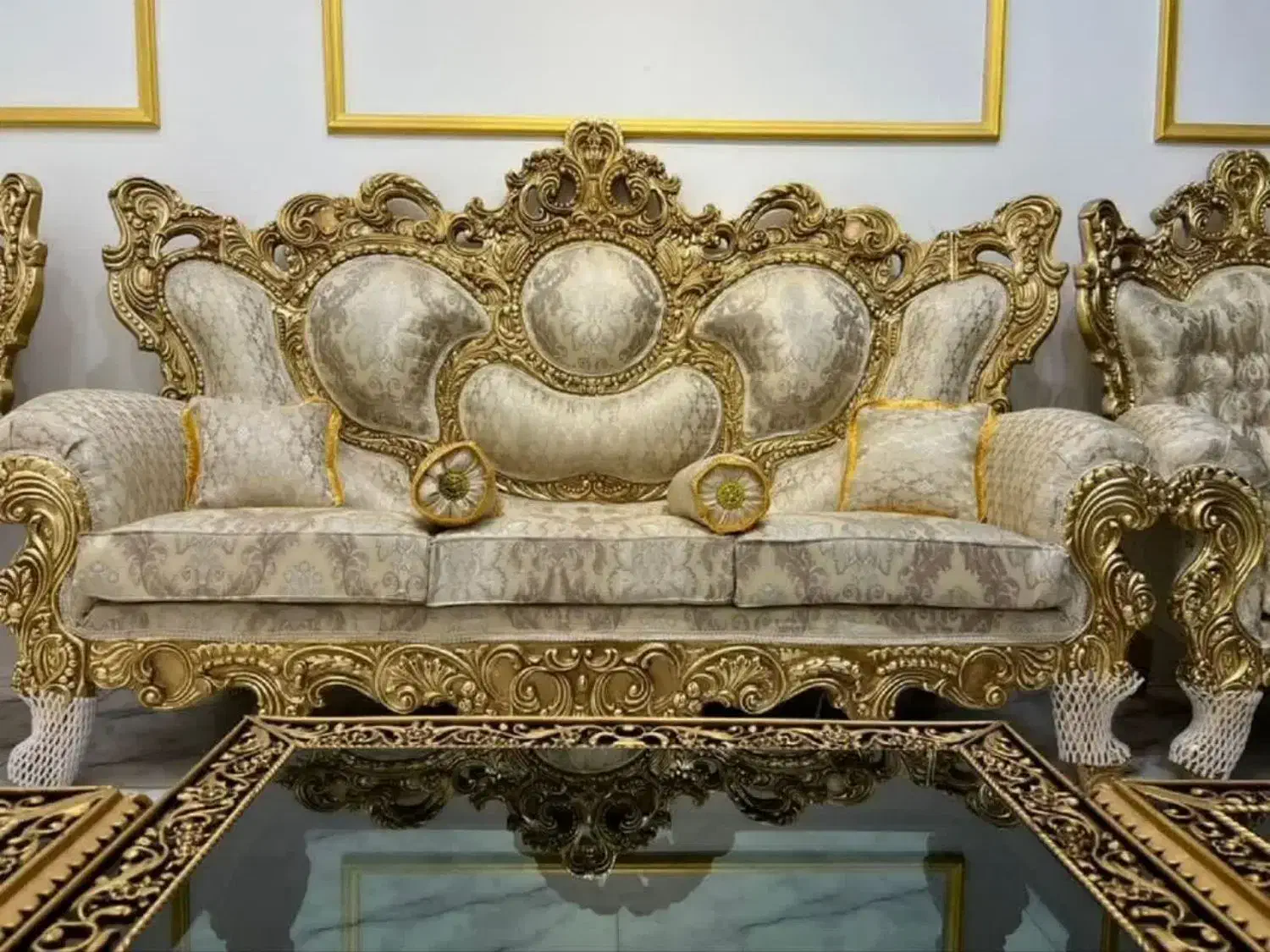 مبلمان استیل سلطنتی مدل جام|مبلمان خانگی و میز عسلی|سبزوار, قاضی زاد|دیوار