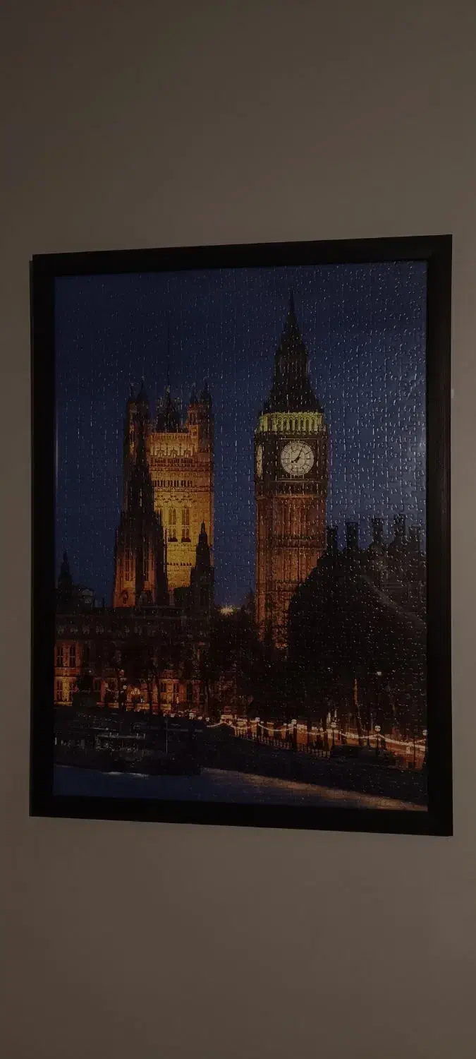 تابلو پازل برج ساعت لندن|تابلو، نقاشی، عکس|تهران, سردارجنگل|دیوار