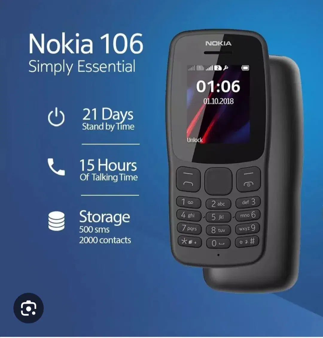 نوکیا 106|موبایل|کردکوی, |دیوار