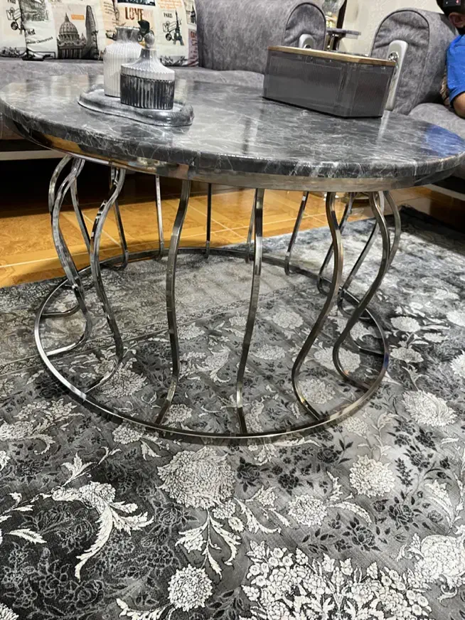 مبل هفت نفره به همراه جلومبلی|مبلمان خانگی و میز عسلی|فردیس, شهرک ارم|دیوار