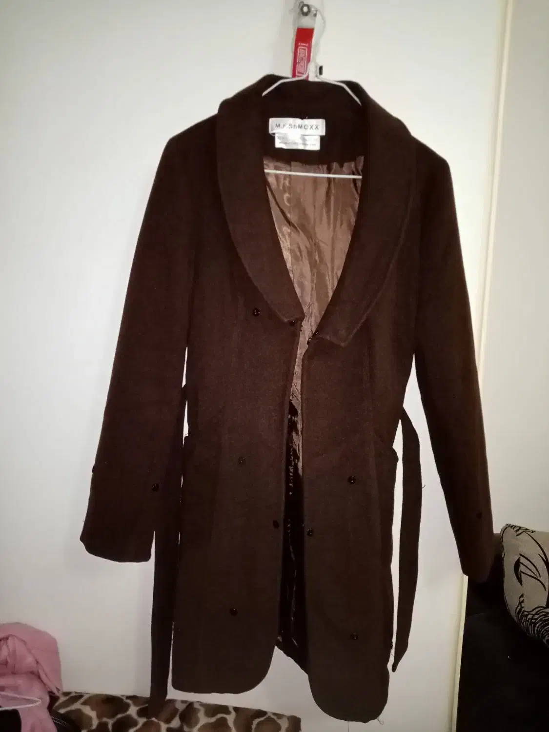 پالتو خارجی زرشکی خوشرنگ وهرسه خارجی|لباس|تهران, قنات‌کوثر|دیوار