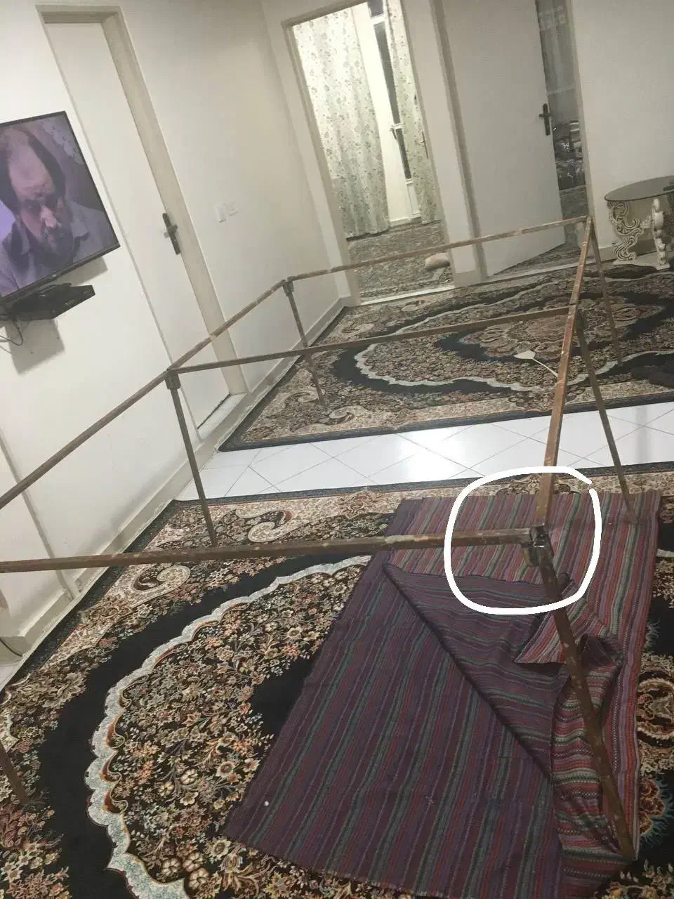 میز متحرک آهنی برای بساط|فروشگاه و مغازه|رباط‌کریم, شهرک صنعتی زواره‌ای|دیوار