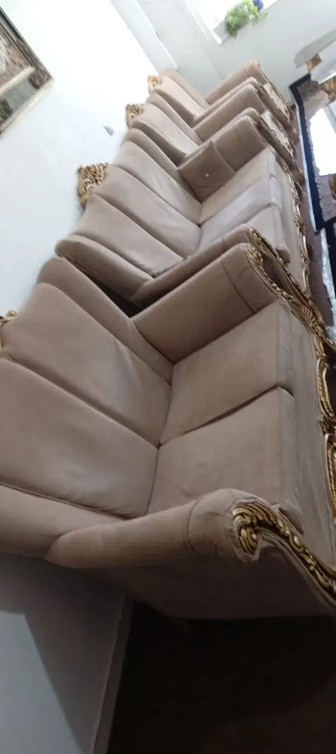 مبل هفت نفره در حد نو|مبلمان خانگی و میز عسلی|همدان, |دیوار