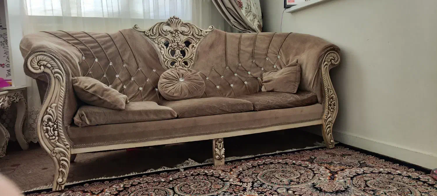 مبل ۷ نفره|مبلمان خانگی و میز عسلی|قرچک, شهرک طلائیه|دیوار