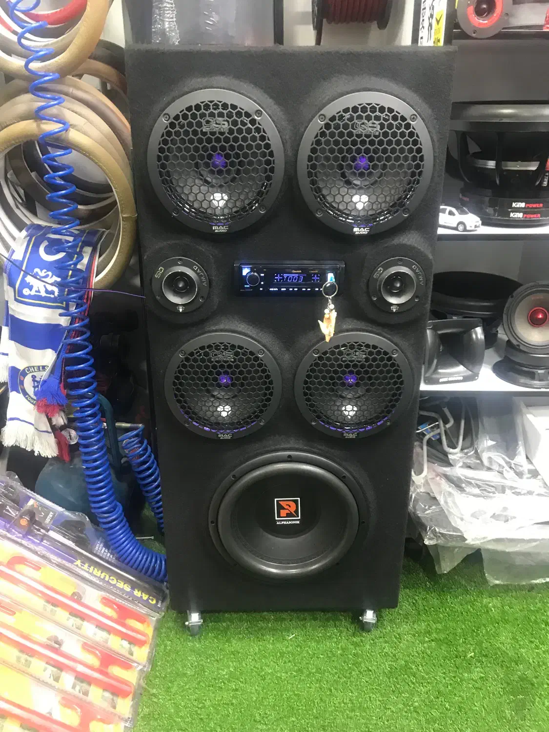 اسپیکر غول|سیستم صوتی خانگی|بابلسر, |دیوار