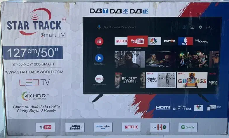تلوزیون استارتراک 50اینچ نونو پلمپ|تلویزیون و پروژکتور|شیراز, شهرک مدرس|دیوار