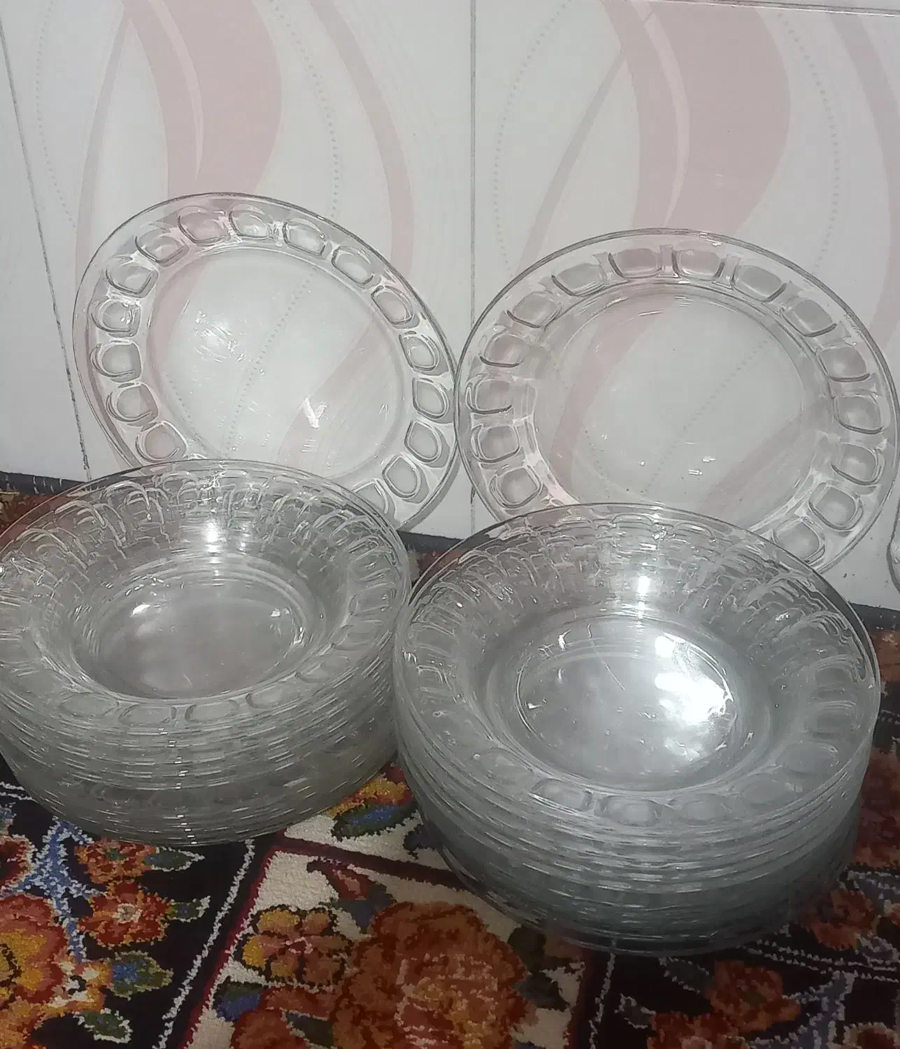 بشقاب پیرکس مارک لومینارک فرانسه|ظروف سرو و پذیرایی|وحیدیه, |دیوار