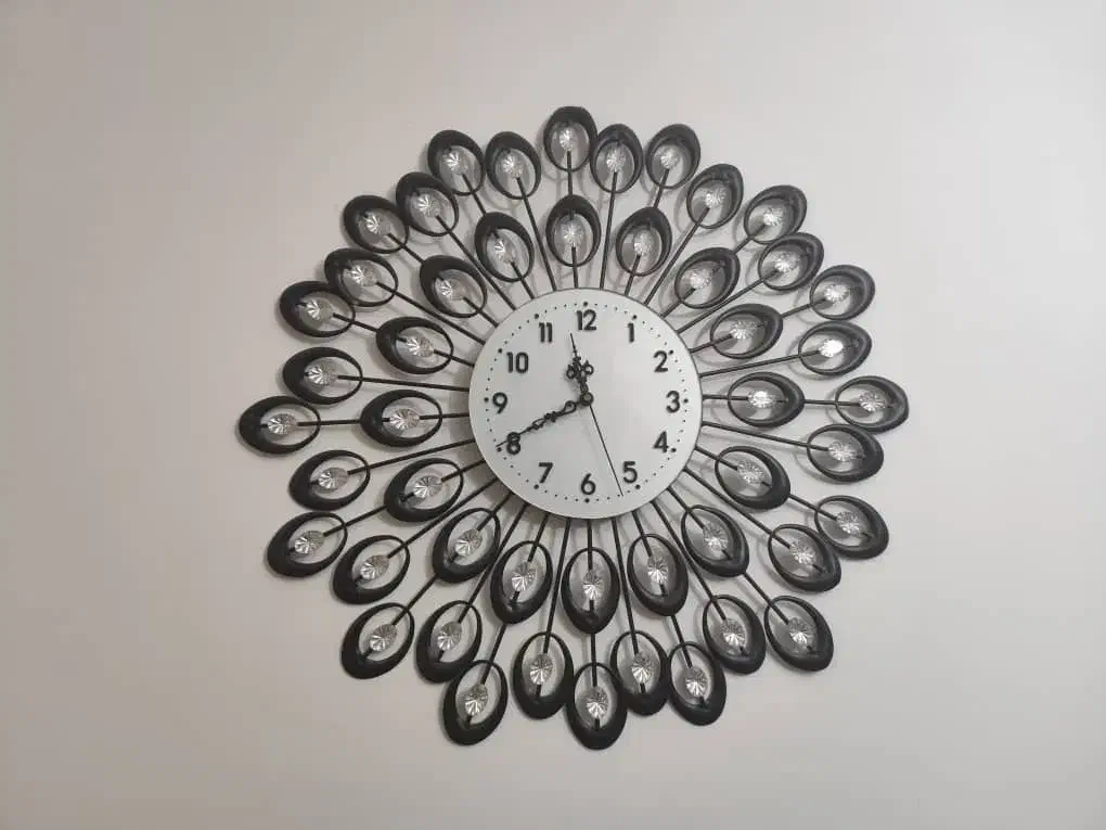 ساعت طاووس و دو عدد تابلو ست|ساعت دیواری و تزئینی|کرج, باغستان|دیوار