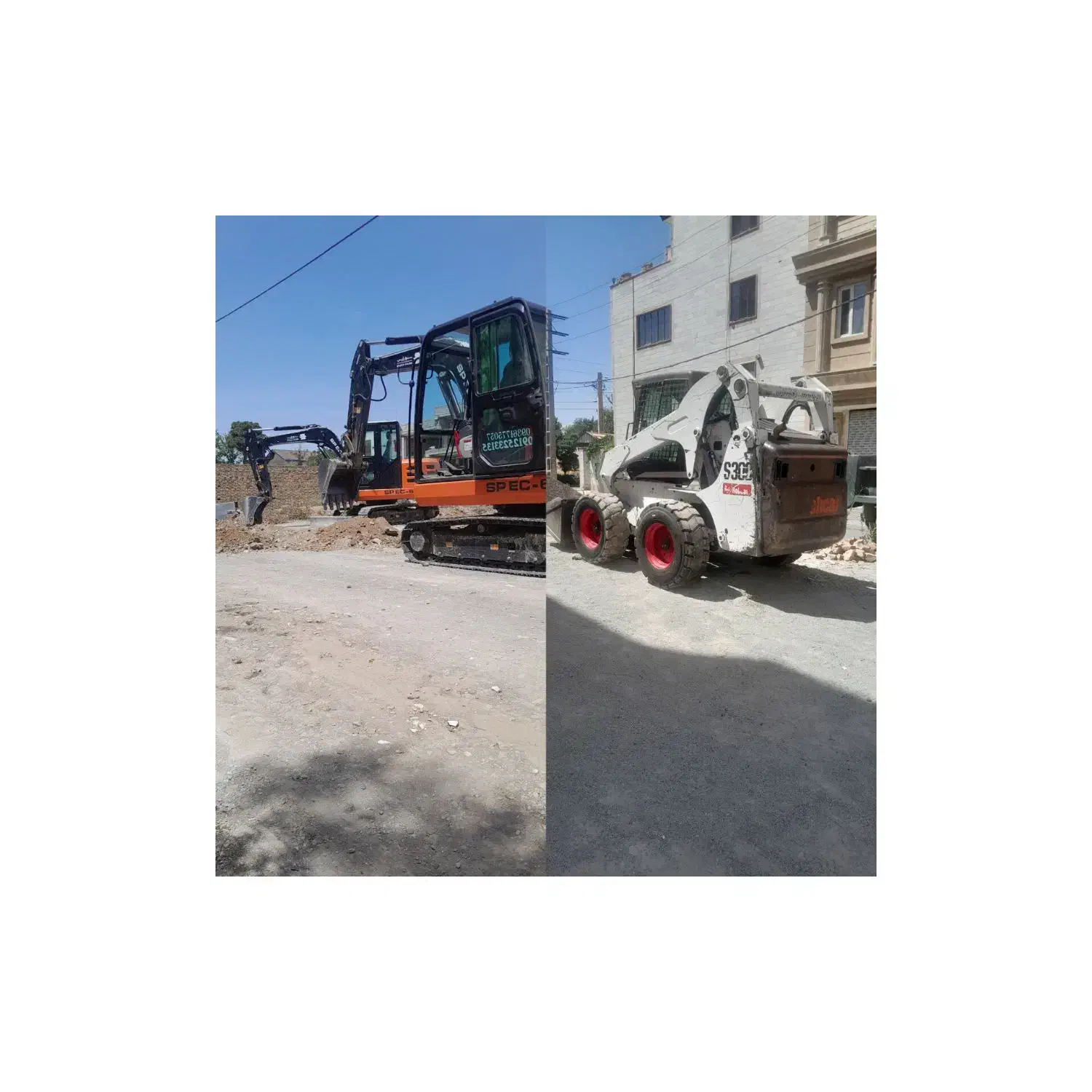 بابکت مینی بیل بیل حمل نخاله خاکبرداری ساختمان|خدمات حمل و نقل|کرج, گلشهر|دیوار