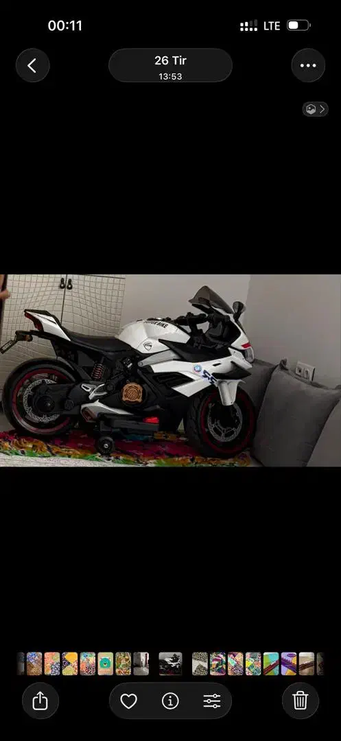 موتور شارژی نو نو یکماه هم استفاده نشده|موتورسیکلت|بندرعباس, |دیوار