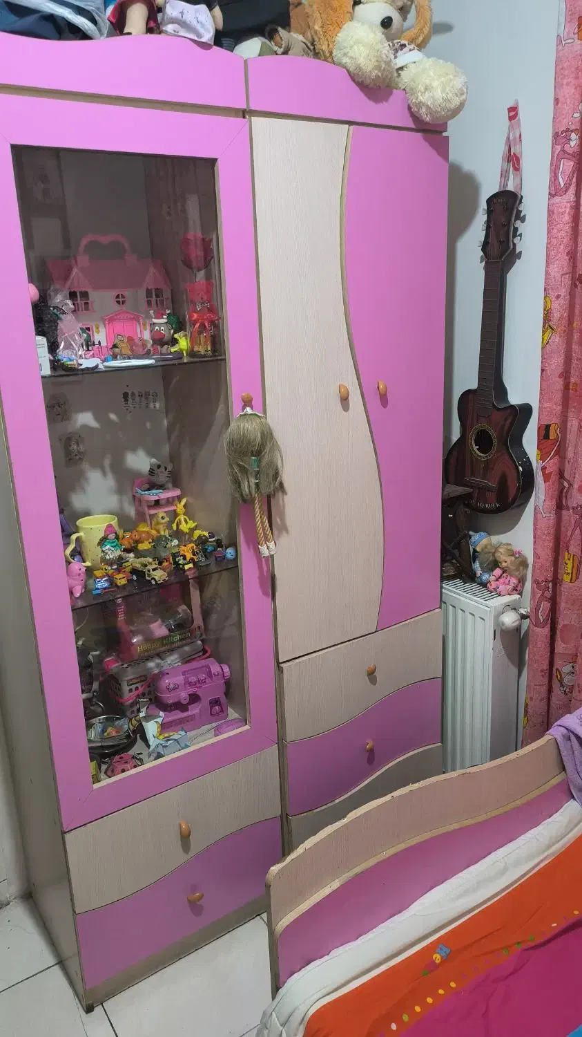 سرویس تخت و کمد نوجوان|تخت و سرویس خواب|محمدیه-قزوین, |دیوار