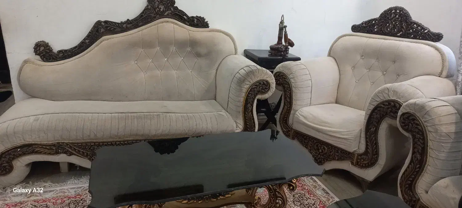 مبل ۸نفره راحتی سلطنتی|مبلمان خانگی و میز عسلی|رشت, کوی مهر|دیوار