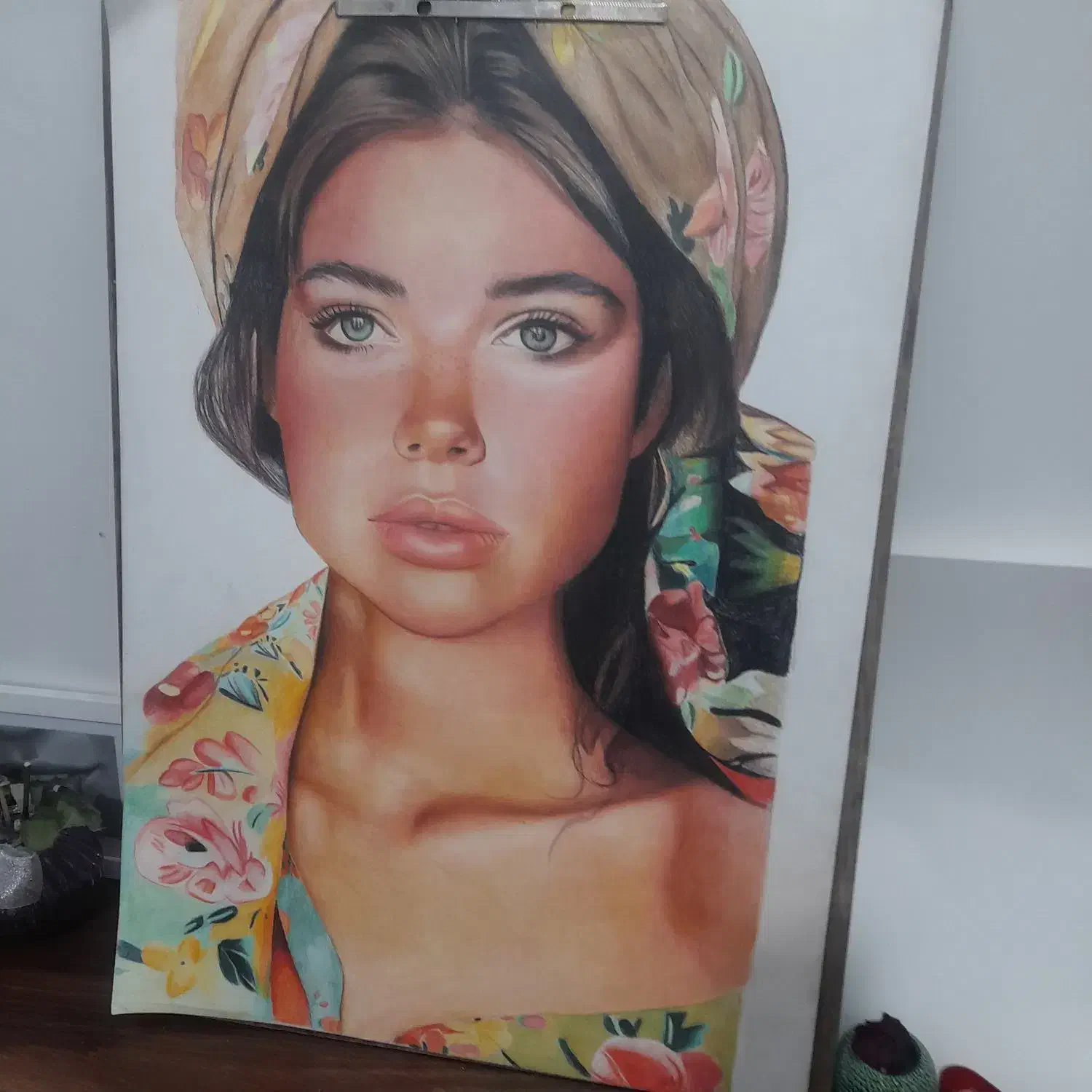 آموزش و سفارش نقاشی چهره سیاهقلم و رنگی|تابلو، نقاشی، عکس|اندیشه, اندیشه فاز ۴|دیوار