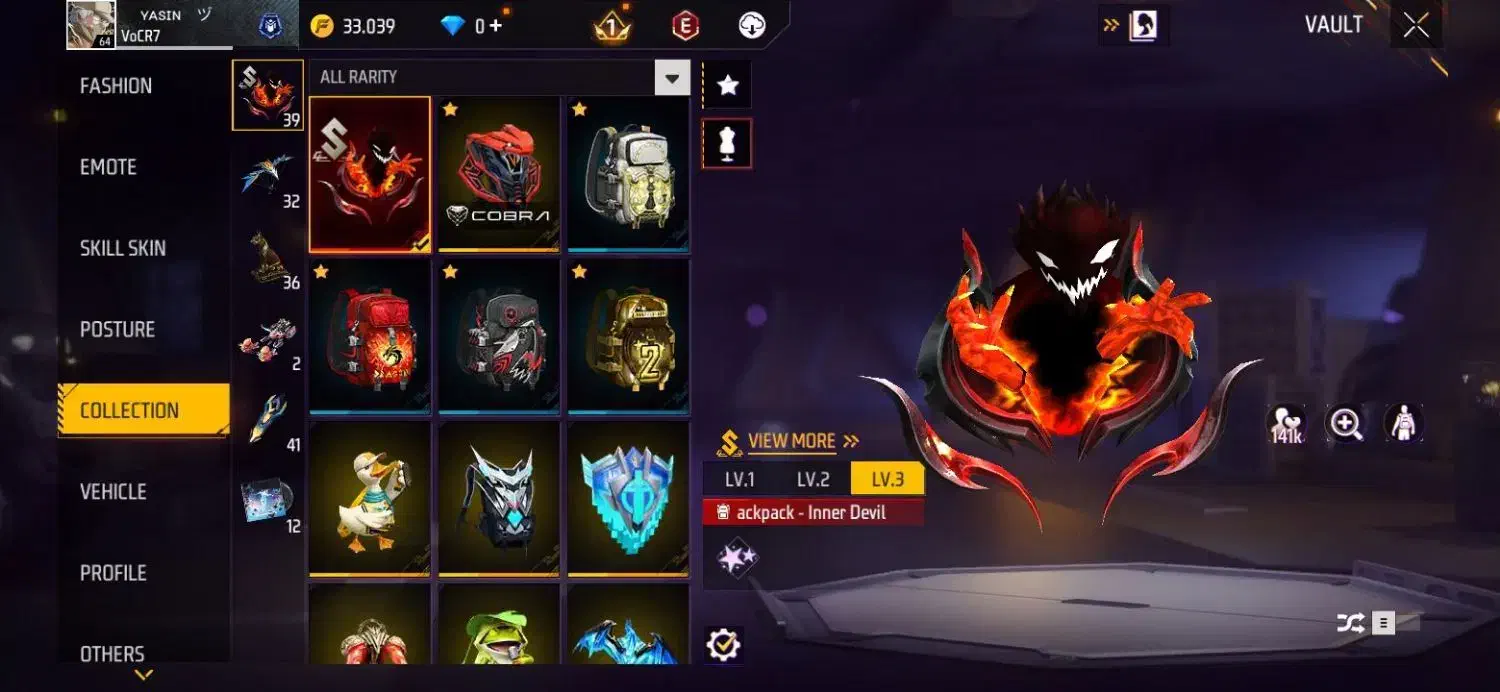 اکانت فری فایر|کنسول، بازی ویدئویی و آنلاین|کرج, بنیاد|دیوار