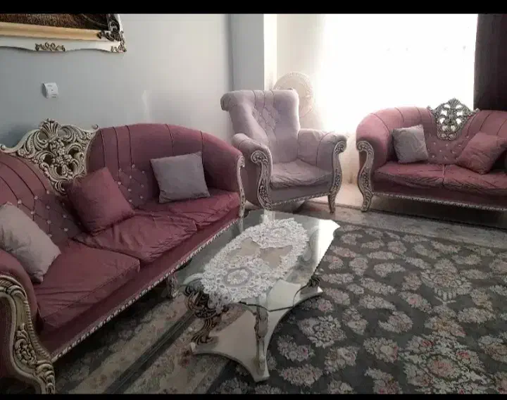 مبل ۷ نفره|مبلمان خانگی و میز عسلی|مشکیندشت, |دیوار