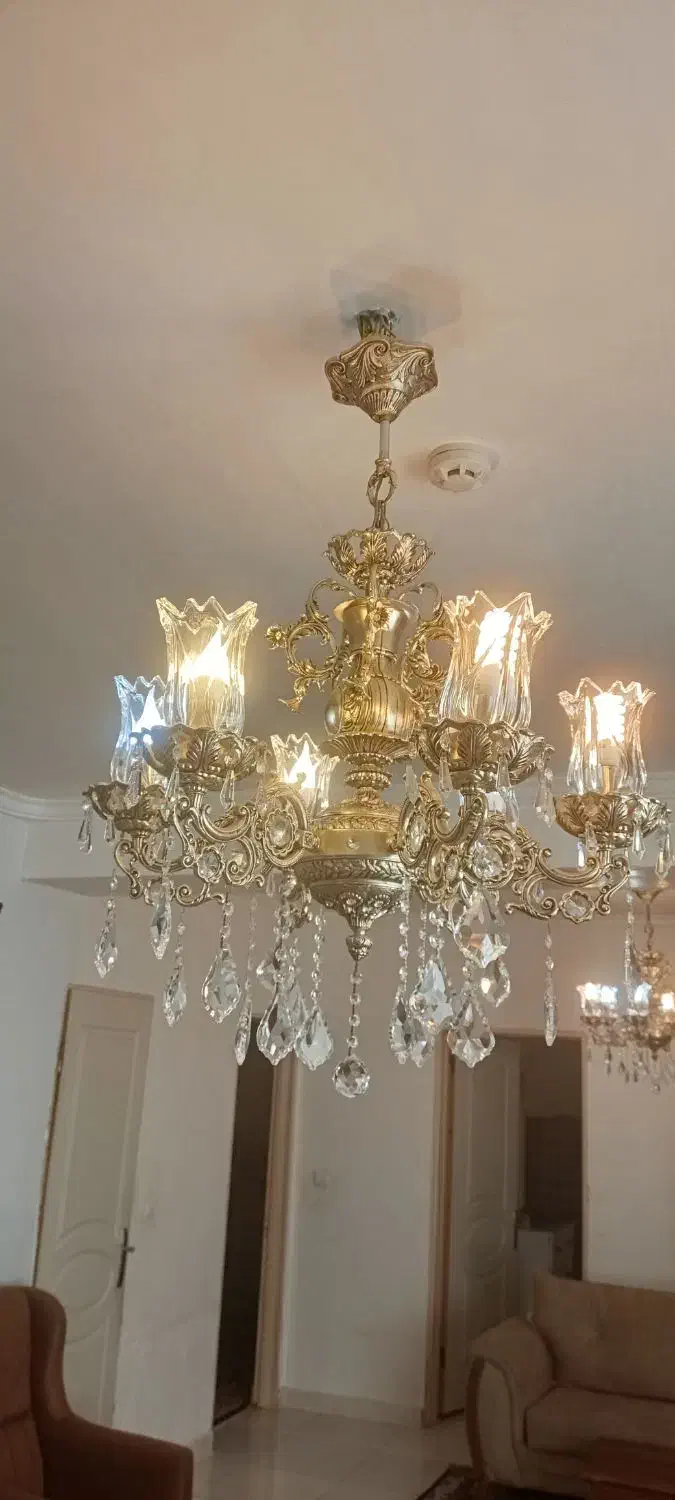 لوستر برنز اصلی|لوستر و چراغ آویز|سهند, |دیوار