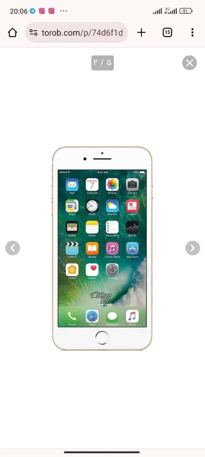 iphone7plus 32G gold|موبایل|سنندج, |دیوار