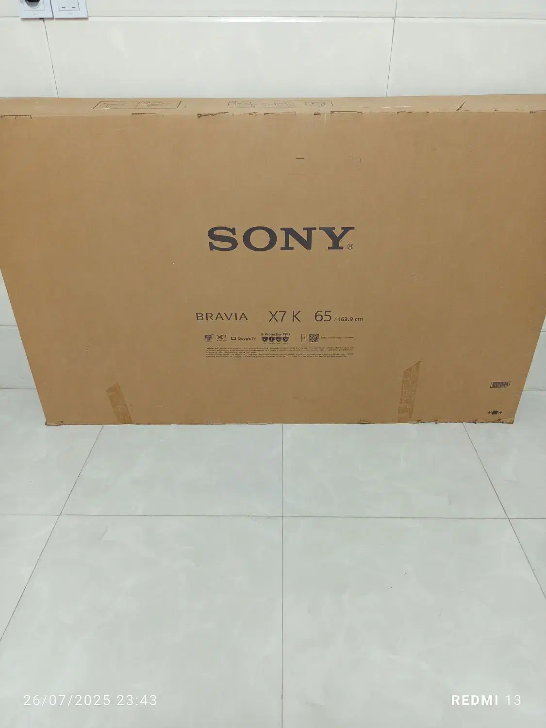 کارتون تلویزیون 65اینچ|تلویزیون و پروژکتور|قم, نیروگاه|دیوار