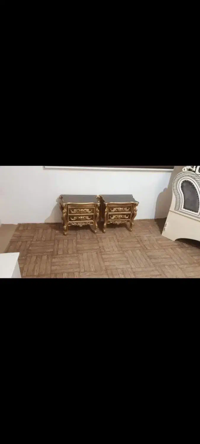 سرویس خواب چوبی طلایی|تخت و سرویس خواب|مراغه, |دیوار