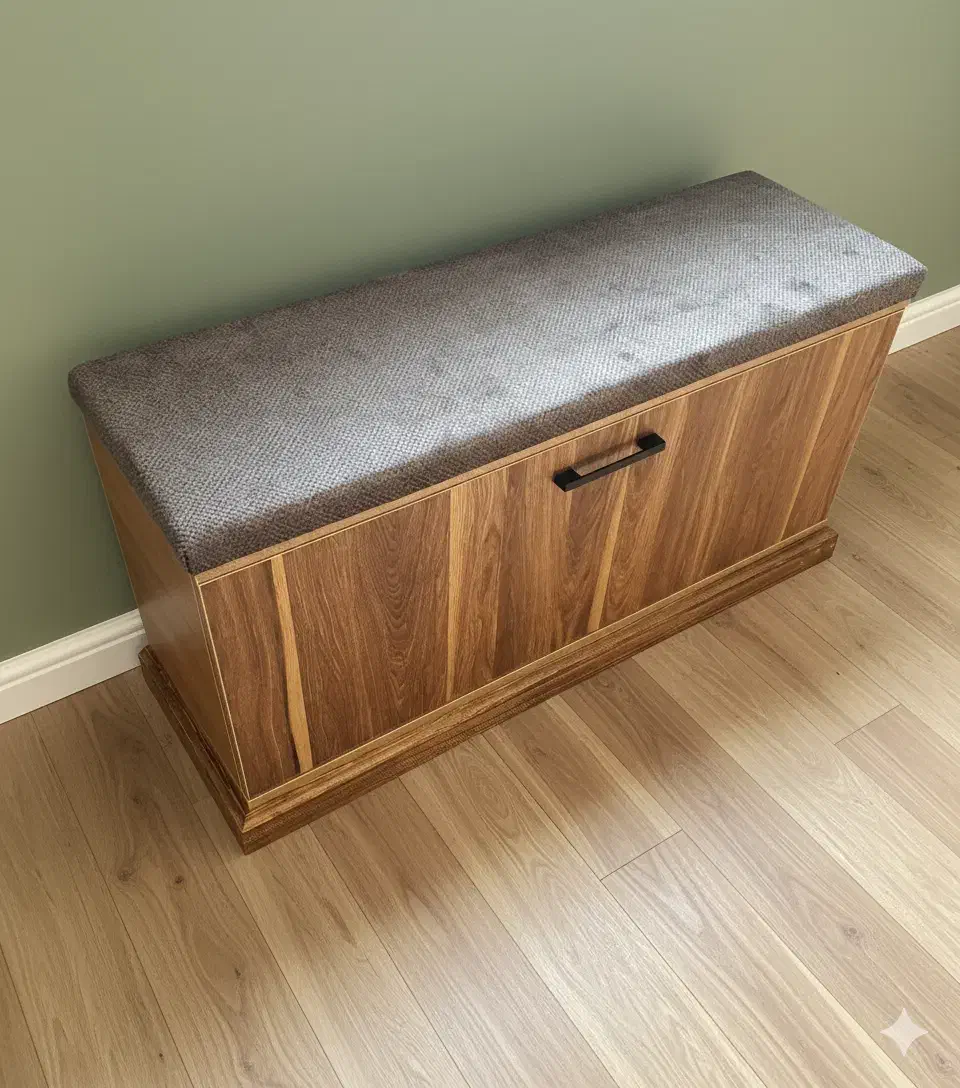 جا کفشی نشیمن دار|جاکفشی، کمد، دراور|هشتگرد, هشتگرد قدیم|دیوار