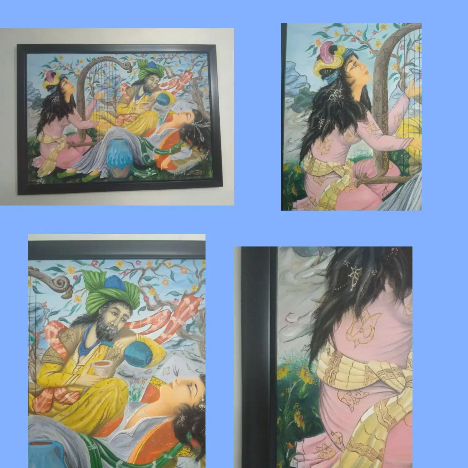 تابلو رنگ روغن|تابلو، نقاشی، عکس|مشهد, مشکینی (شهرک غرب)|دیوار