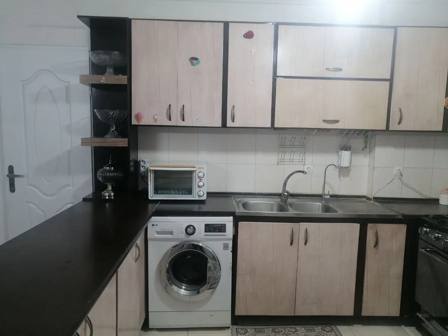 کابینت|آب‌چکان و نظم‌دهنده ظروف|بیرجند, |دیوار